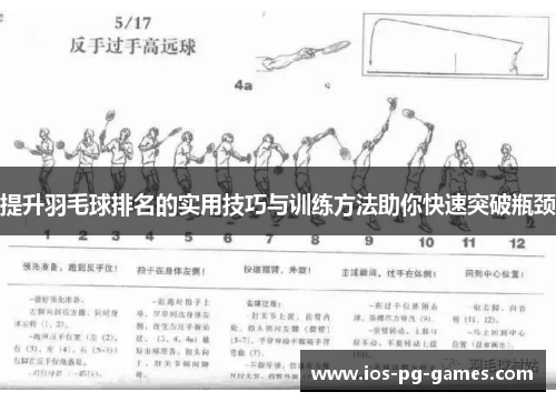 提升羽毛球排名的实用技巧与训练方法助你快速突破瓶颈